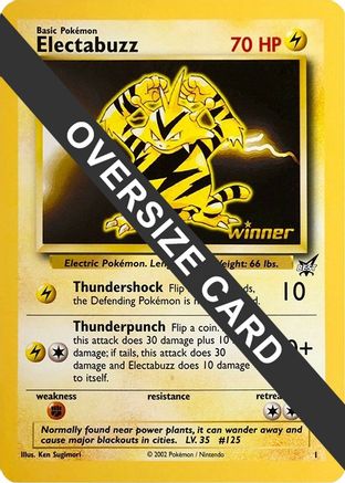 Electabuzz (1) (Jumbo Card) [Best of Promos]