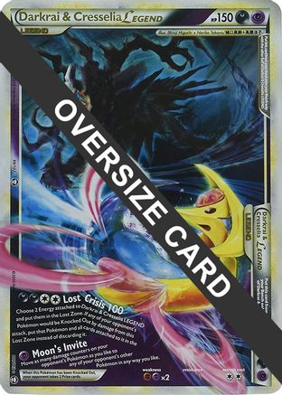 Darkrai & Cresselia LEGEND (99/102) (Jumbo Card) [HeartGold & SoulSilver: Triumphant]