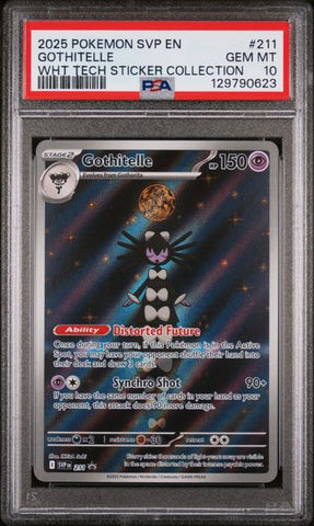 PSA 10 - SVP (White Flare Tech Sticker Collection) - Gothitelle #211