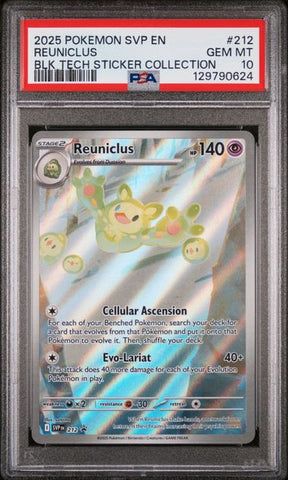 PSA 10 - SVP (Black Bolt Tech Sticker Collection) - Reuniclus #212