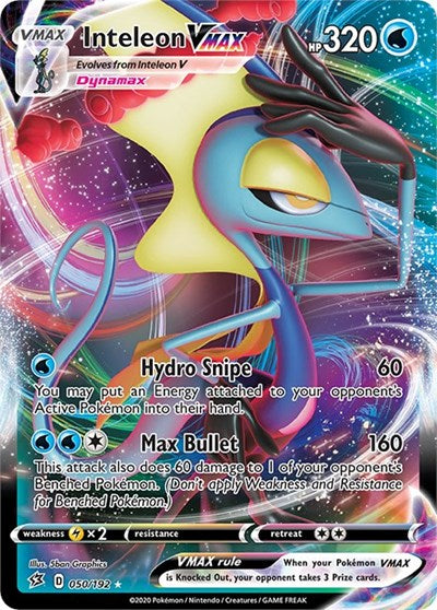 Inteleon VMAX - (050/192) - SWSH02: Rebel Clash - (Ultra Rare)