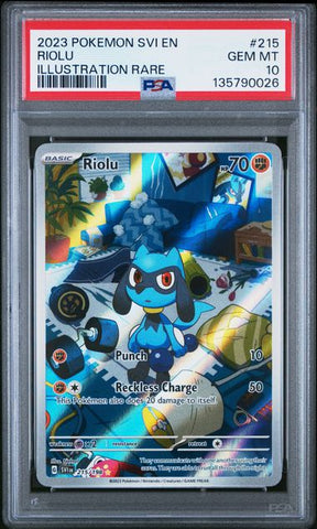 PSA 10 - Scarlet & Violet Base - Riolu #215