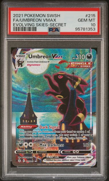 PSA 10 - Evolving Skies - Umbreon Vmax