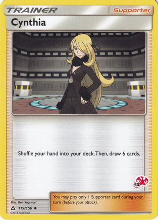 Cynthia (119/156) (Charizard Stamp