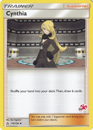 Cynthia (119/156) (Charizard Stamp