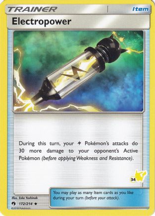 Electropower (172/214) (Pikachu Stamp