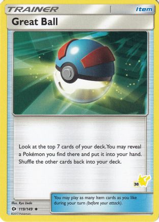 Great Ball (119/149) (Pikachu Stamp