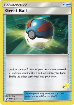 Great Ball (119/149) (Pikachu Stamp