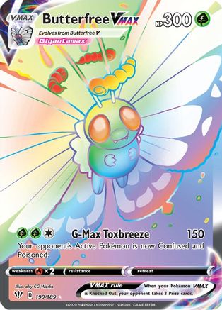 Butterfree VMAX (190/189) [Sword & Shield: Darkness Ablaze]