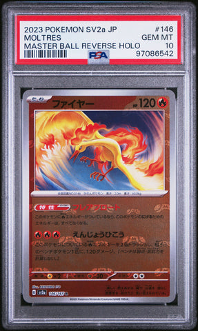 PSA 10 - JPN Pokemon 151 - Moltres Masterball #146