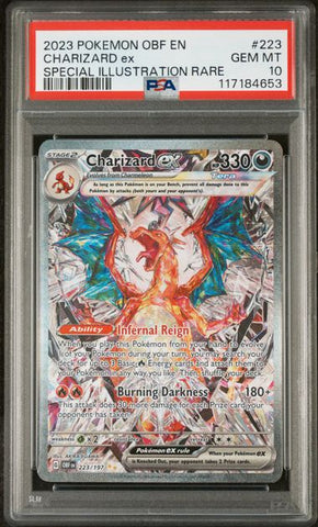 PSA 10 - Obsidian Flames - Charizard ex #223