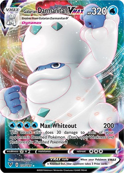 Galarian Darmanitan VMAX - (037/185) - SWSH04: Vivid Voltage - (Ultra Rare)