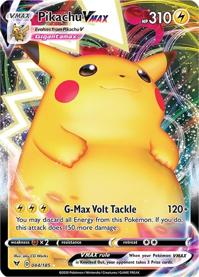 Pikachu VMAX - (044/185) - SWSH04: Vivid Voltage - (Ultra Rare)