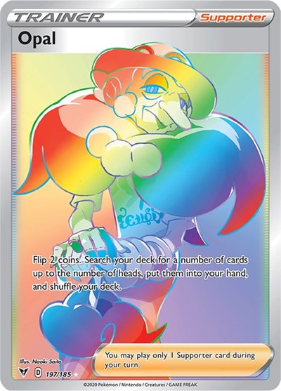 Opal (Secret) - (197/185) - SWSH04: Vivid Voltage - (Secret Rare)