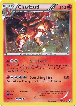 Charizard (Cosmos Holo) - (019/113) - Miscellaneous Cards & Products - (Promo)