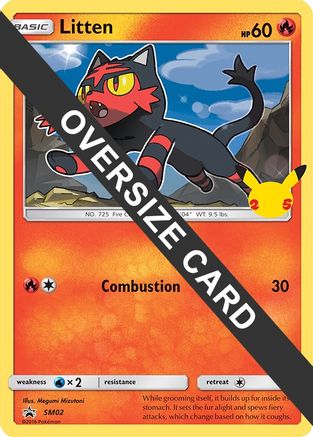 Litten (SM02) (Jumbo Card) [First Partner Pack]