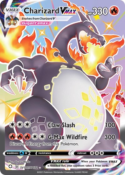 Charizard VMAX - (SV107/SV122) - Shining Fates: Shiny Vault - (Shiny Holo Rare)