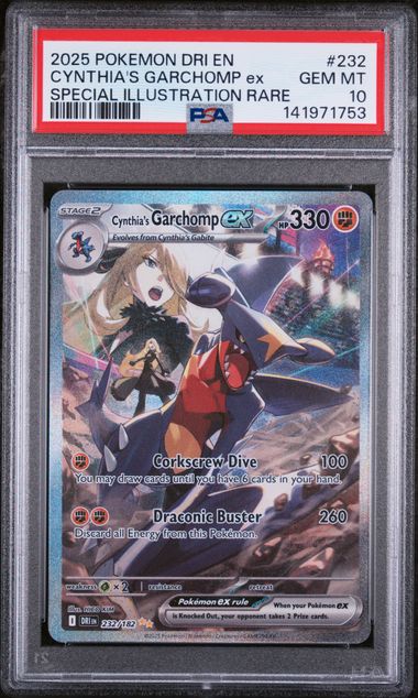 PSA 10 - Destined Rivals - Cynthia's Garchomp ex