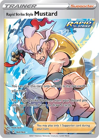 Rapid Strike Style Mustard - (162/163) - SWSH05: Battle Styles - (Ultra Rare)