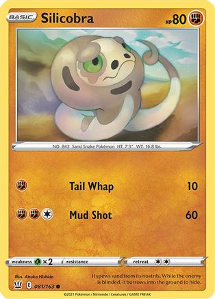 Silicobra (081/163) [Sword & Shield: Battle Styles]
