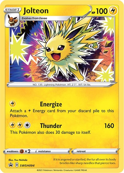 Jolteon - (SWSH094) - SWSH: Sword & Shield Promo Cards - (Promo)