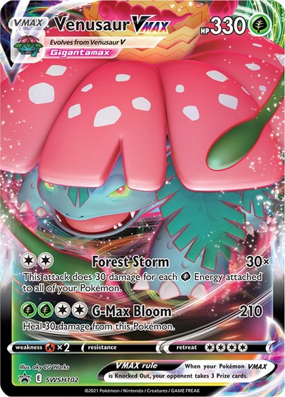 Venusaur VMAX - (SWSH102) - SWSH: Sword & Shield Promo Cards - (Promo)