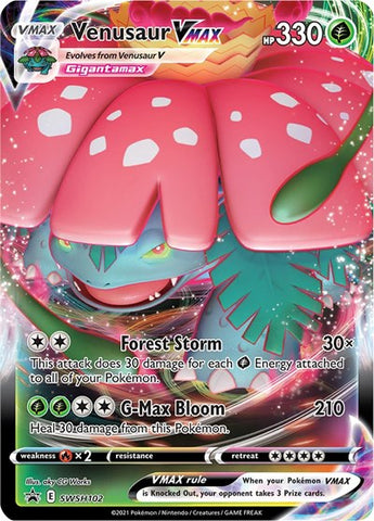 Venusaur VMAX - (SWSH102) - SWSH: Sword & Shield Promo Cards - (Promo)