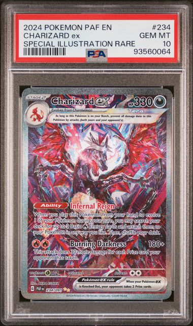 PSA 10 - Paldean Fates - Charizard EX