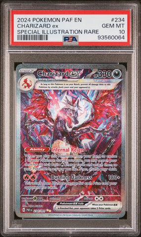 PSA 10 - Paldean Fates - Charizard EX #234