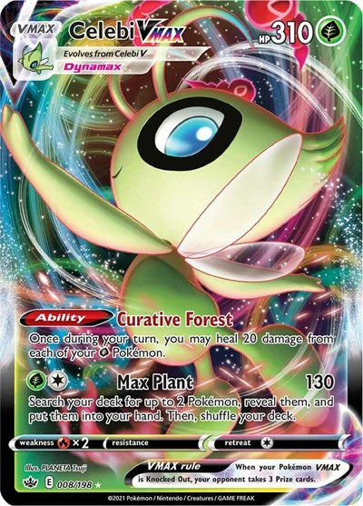 Celebi VMAX - (008/198) - SWSH06: Chilling Reign - (Ultra Rare)