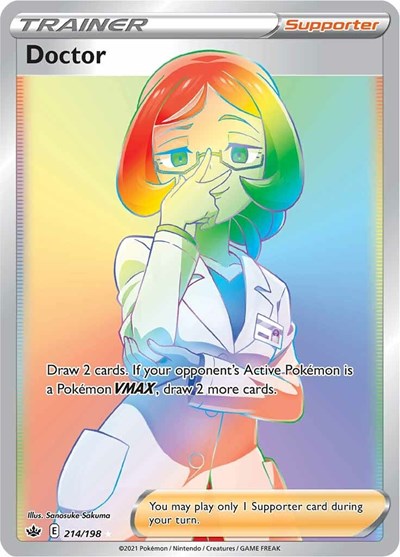 Doctor (Secret) - (214/198) - SWSH06: Chilling Reign - (Secret Rare)