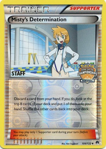 Misty's Determination (Regional Championships) [Staff] - (104/122) - League & Championship Cards - (Promo)