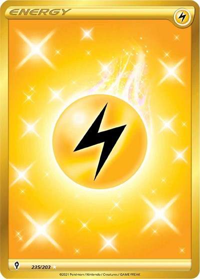 Lightning Energy (Secret) - (235/203) - SWSH07: Evolving Skies - (Secret Rare)