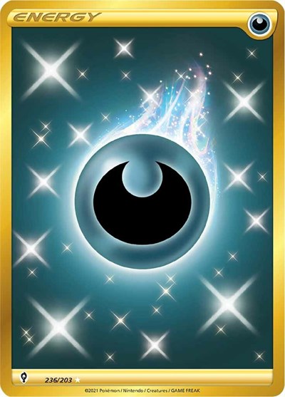 Darkness Energy (Secret) - (236/203) - SWSH07: Evolving Skies - (Secret Rare)
