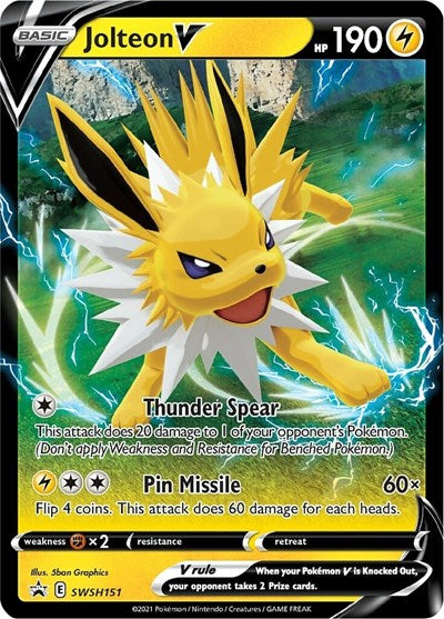 Jolteon V - (SWSH151) - SWSH: Sword & Shield Promo Cards - (Promo)