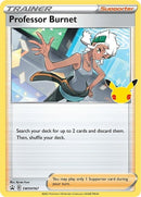 Professor Burnet (25th Anniversary Stamp) - (SWSH167) - SWSH: Sword & Shield Promo Cards - (Promo)