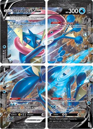 Greninja V-Union (Set of 4) [Sword & Shield: Black Star Promos]