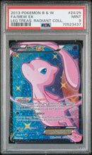 PSA 9 - Legendary Treasures - Mew EX