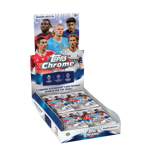 2023-24 Topps Chrome® UEFA Club Competitions - Hobby Box