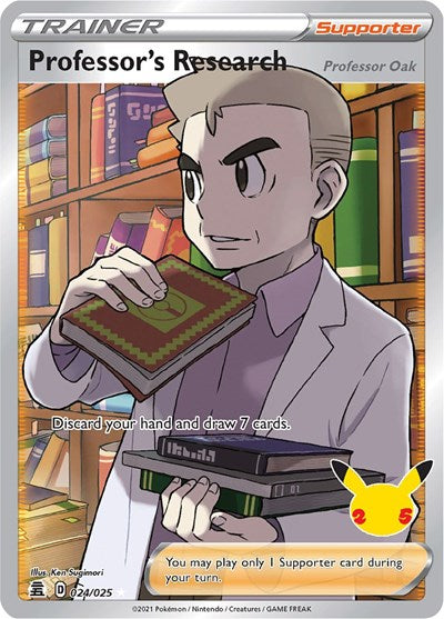 Professor's Research [Professor Oak] - (024/025) - Celebrations - (Ultra Rare)