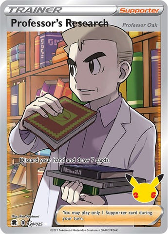 Professor's Research [Professor Oak] - (024/025) - Celebrations - (Ultra Rare)
