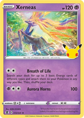 Xerneas - (012/025) - Celebrations - (Holo Rare)