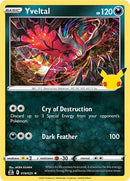 Yveltal - (019/025) - Celebrations - (Holo Rare)