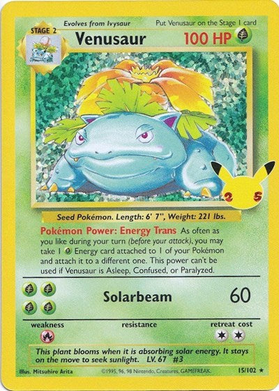 Venusaur - (15/102) - Celebrations: Classic Collection - (Classic Collection)