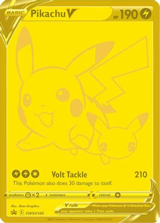 Pikachu V (SWSH145) (Celebrations) [Sword & Shield: Black Star Promos]