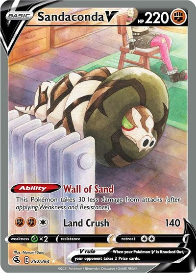 Sandaconda V (Alternate) - (252/264) - SWSH08: Fusion Strike - (Ultra Rare)