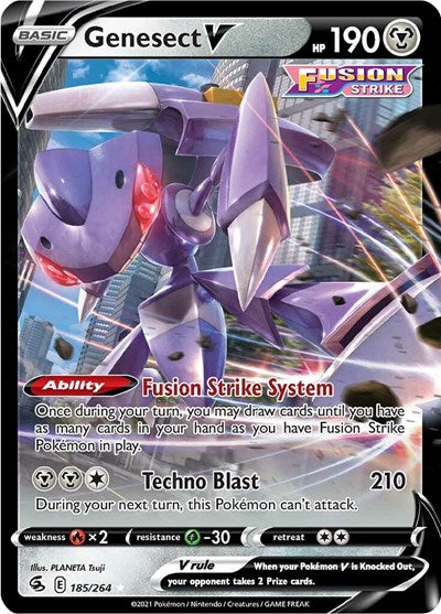 Genesect V - (185/264) - SWSH08: Fusion Strike - (Ultra Rare)