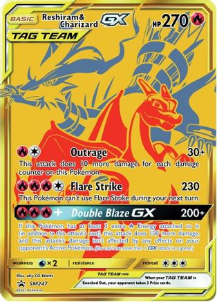 Reshiram & Charizard GX (SM247) [Sun & Moon: Black Star Promos]