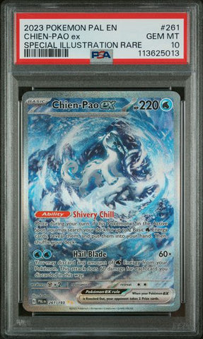 PSA 10 - Paldea Evolved - Chien-Pao EX #261