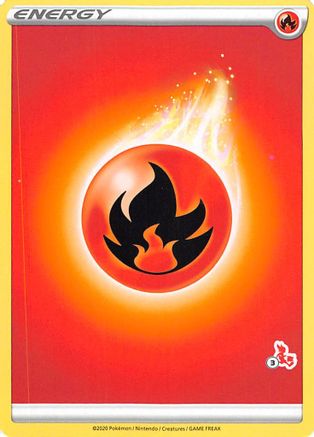 Fire Energy (Cinderace Stamp #3) [Battle Academy 2022]